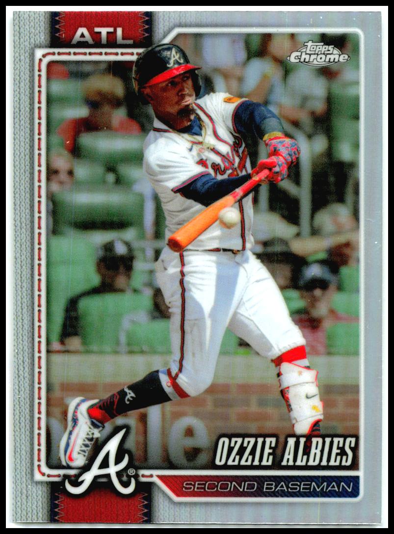 2026 Topps Chrome Refractors #297 Ozzie Albies Atlanta Braves