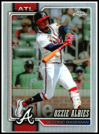 2026 Topps Chrome Refractors #297 Ozzie Albies Atlanta Braves