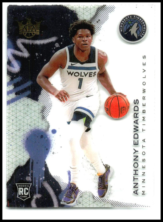 2020-21 Panini Court Kings Acetate Rookies #4 Anthony Edwards Minnesota