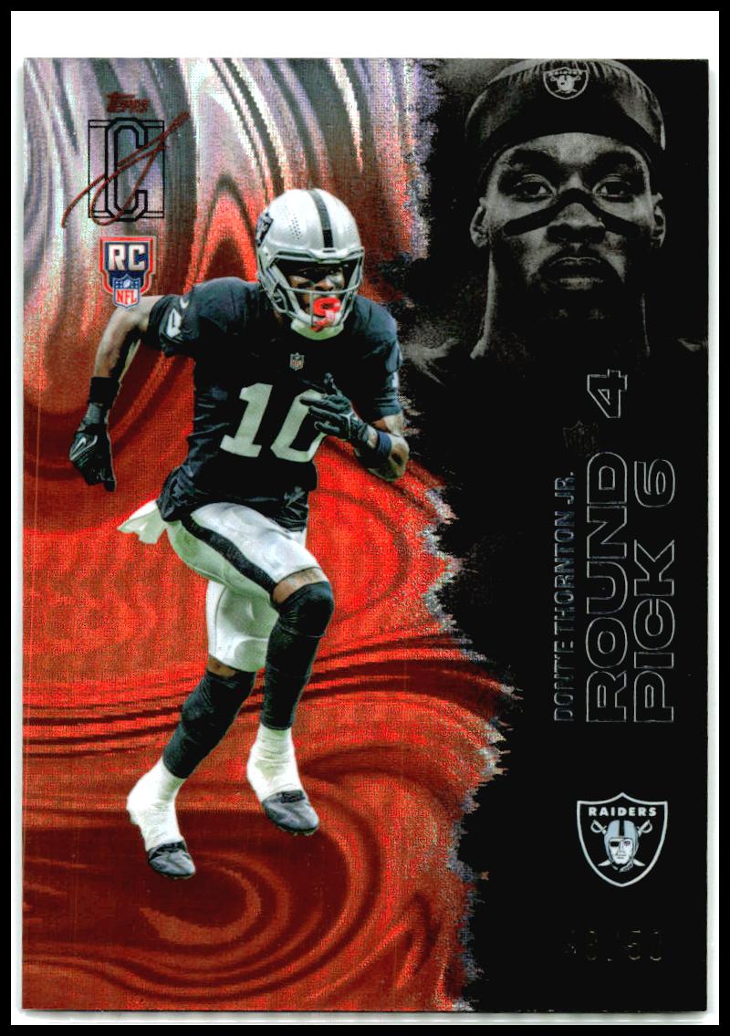 2025 Topps Signature Class Orange Lava #/0 #181 Dont'e Thornton JR Rookie