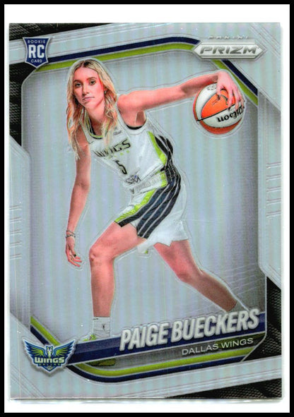 2025 Panini Prizm WNBA Silver Prizms #147 Paige Bueckers Dallas Wings