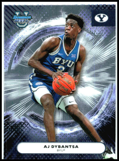 2024-25 Bowman U Best #9 AJ Dybantsa BYU