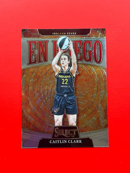 2025 Panini Select WNBA En Fuego #6 Caitlin Clark Indiana Fever