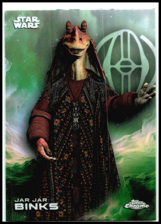 2025 Topps Chrome Star Wars Refractor #AV-63 Jar Jar Binks