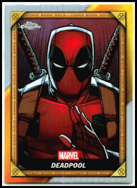 2025 Topps Chrome Marvel Deadpool Comic Book Gold #CB-3 Deadpool