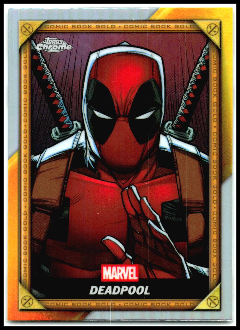 2025 Topps Chrome Marvel Deadpool Comic Book Gold #CB-3 Deadpool