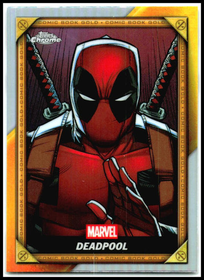 2025 Topps Chrome Marvel Deadpool Comic Book Gold #CB-3 Deadpool