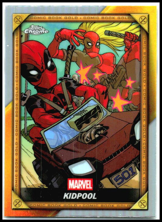 2025 Topps Chrome Marvel Deadpool Comic Book Gold #CB-22 Kidpool