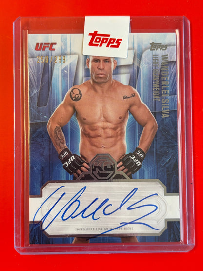 2026 Topps Knockout UFC Knockout Autographs #KOA-WSA Wanderlei Silva Auto #/299
