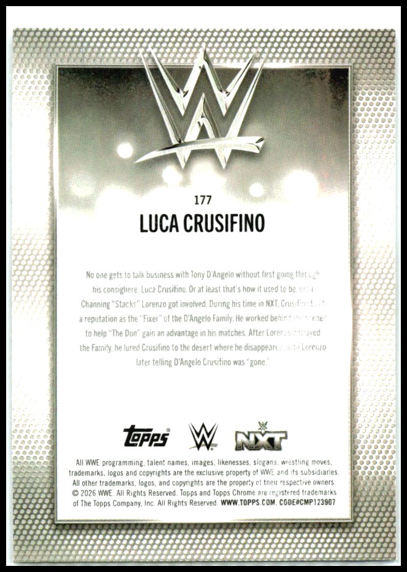 2026 Topps Chrome WWE #177 Luca Crusifino