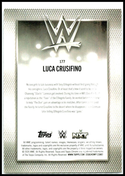 2026 Topps Chrome WWE #177 Luca Crusifino