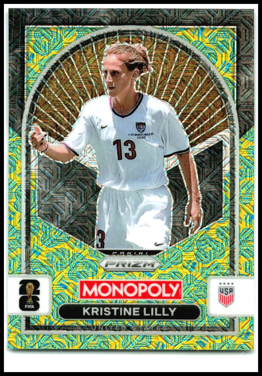 2026 Monopoly FIFA World Cup Hat Trick Mojo Prizms #87 Kristine Lilly USA