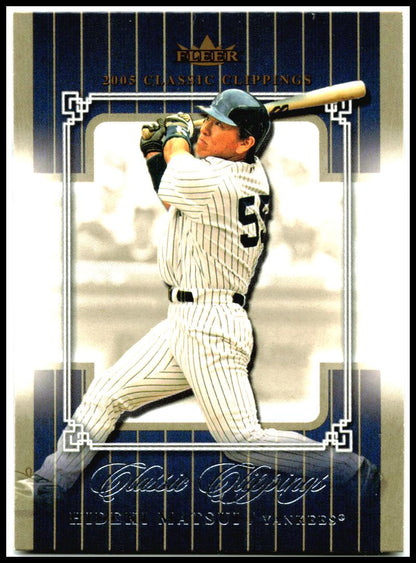 2005 Fleer Classic Clippings #53 Hideki Matsui New York Yankees