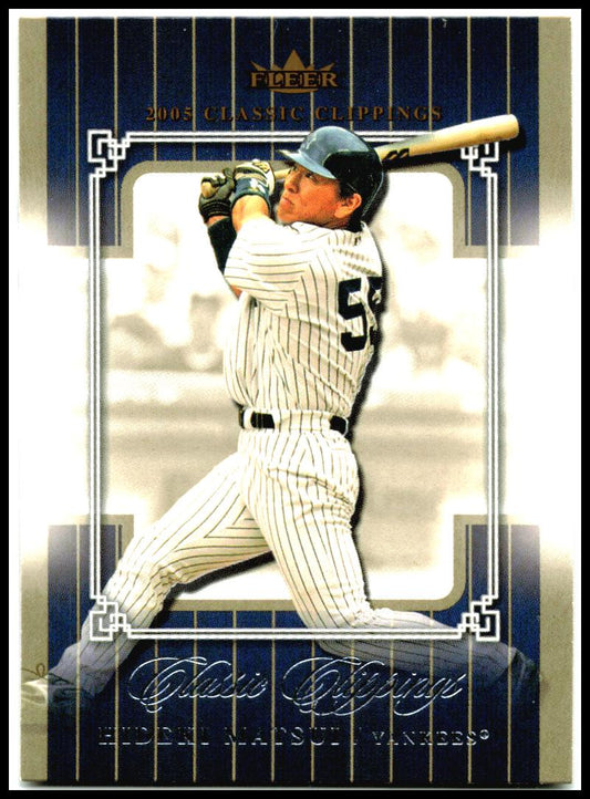 2005 Fleer Classic Clippings #53 Hideki Matsui New York Yankees