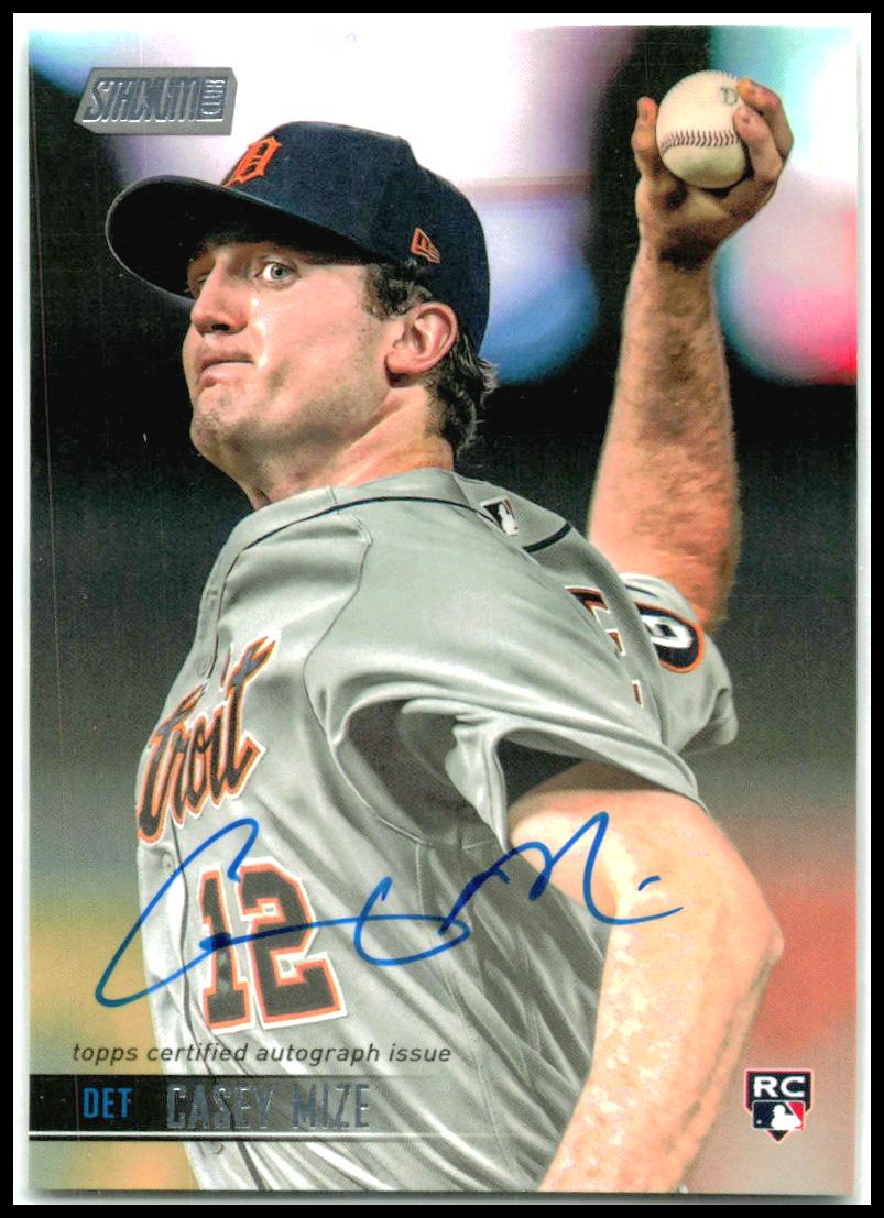 2021 Stadium Club Autographs #SCBA-CM Casey Mize Auto Detroit Tigers