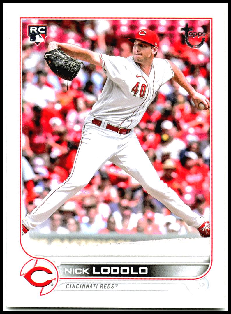 2022 Topps Update Vintage Stock #US298 Nick Lodolo #/99 Cincinnati Reds