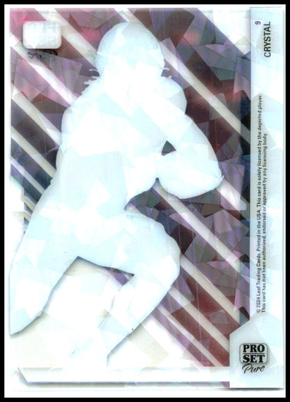 2024 Pro Set Pure Crystal #/15 #9 Ashton Jeanty Raiders