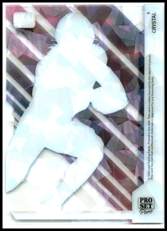 2024 Pro Set Pure Crystal #/15 #9 Ashton Jeanty Raiders