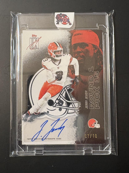 2025 Topps Signature Class Autographs Black #70 Jerry Jeudy Auto Browns
