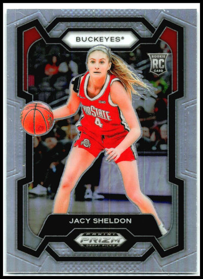 2024 Panini Prizm Draft Picks Prizms Silver #45 Jacy Sheldon Ohio State Buckeyes