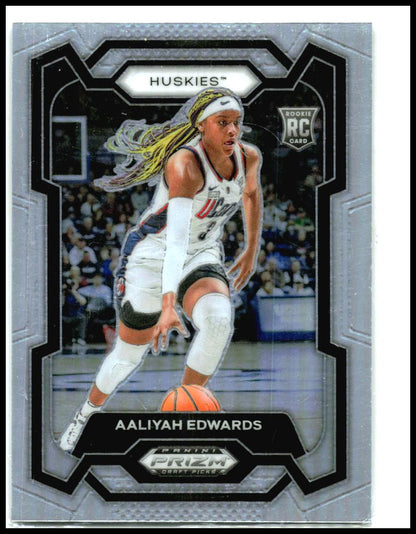 2024 Panini Prizm Draft Picks Prizms Silver #3 Aaliyah Edwards Connecticut