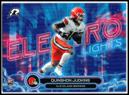 2025 Topps Resurgence Electro Lights #EL-24 Quinshon Judkins Cleveland Browns