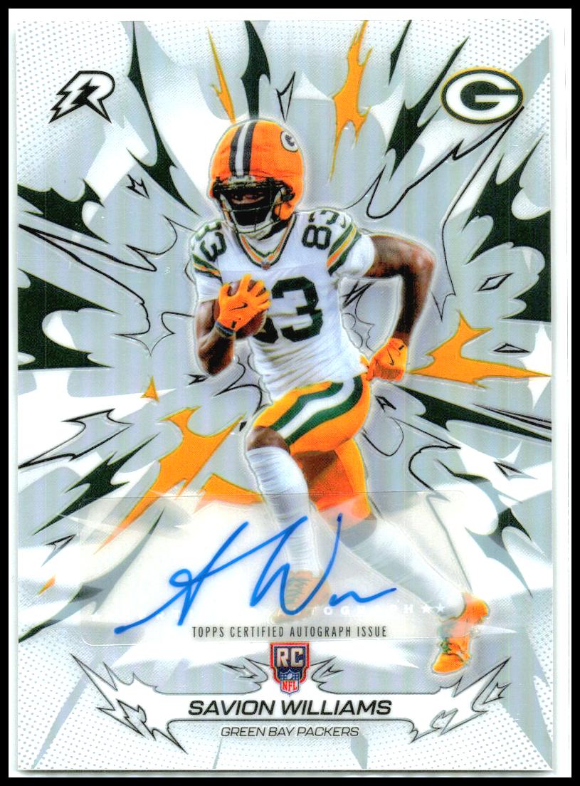 2025 Topps Resurgence Signatures #134 Savion Williams Auto Green Bay Packers
