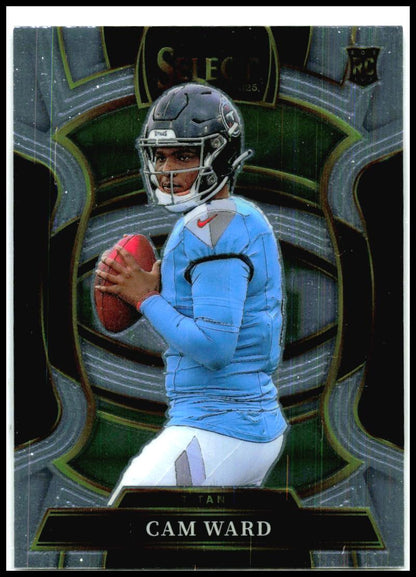 2025 Panini Select #26 Cam Ward Rookie Tennessee Titans