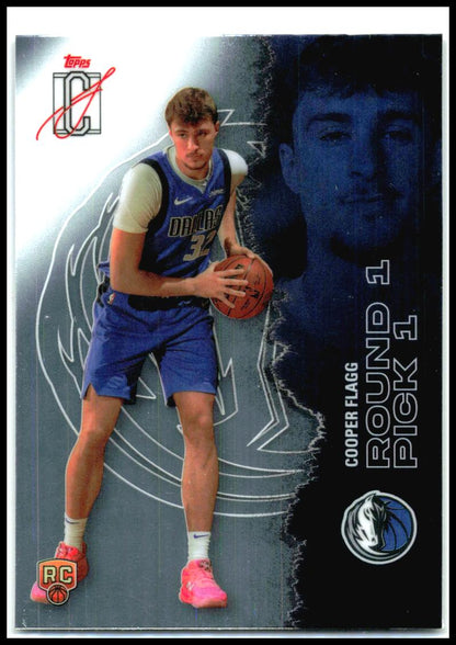2025-26 Topps Signature Class Chrome #101 Cooper Flagg RC Dallas Mavericks