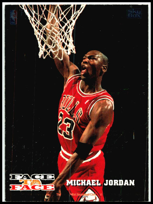 1993-94 Hoops Face to Face #FTF10 Harold Miner / Michael Jordan