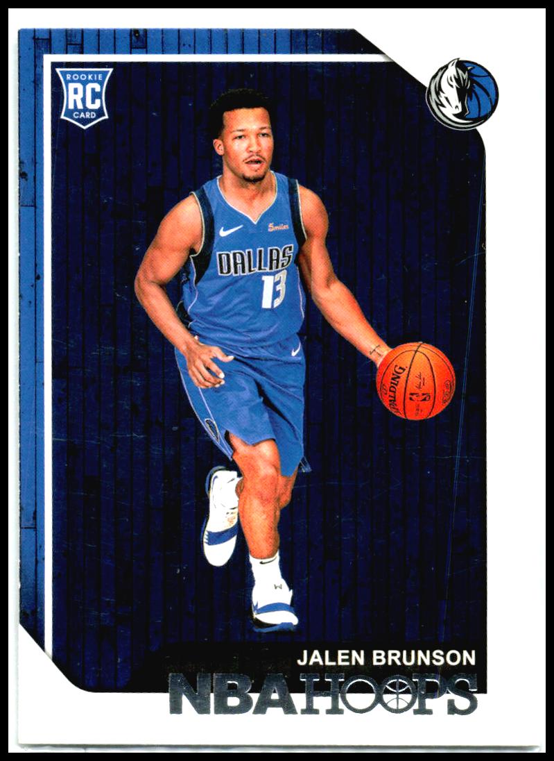 2018-19 Hoops #243 Jalen Brunson RC Dallas Mavericks