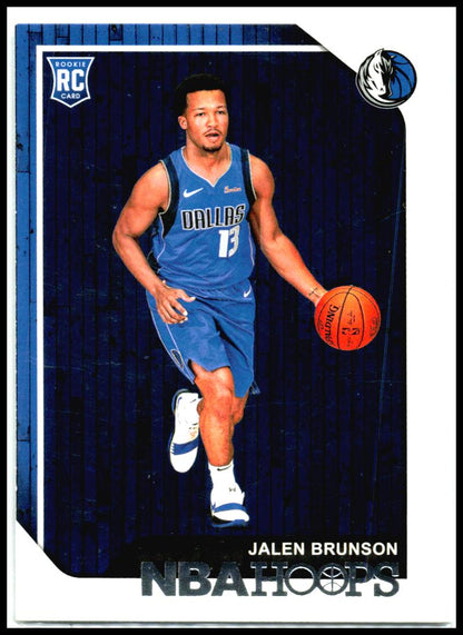 2018-19 Hoops #243 Jalen Brunson RC Dallas Mavericks