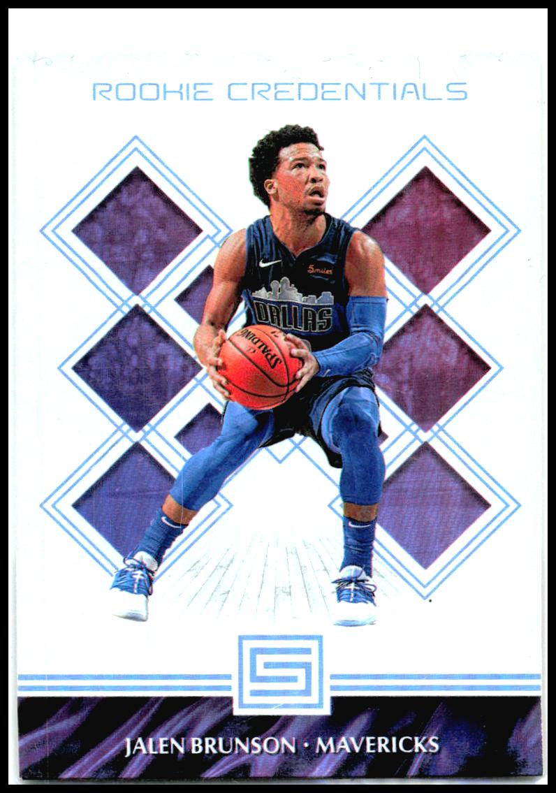 2018-19 Panini Status Rookie Credentials #29 Jalen Brunson Dallas Mavericks