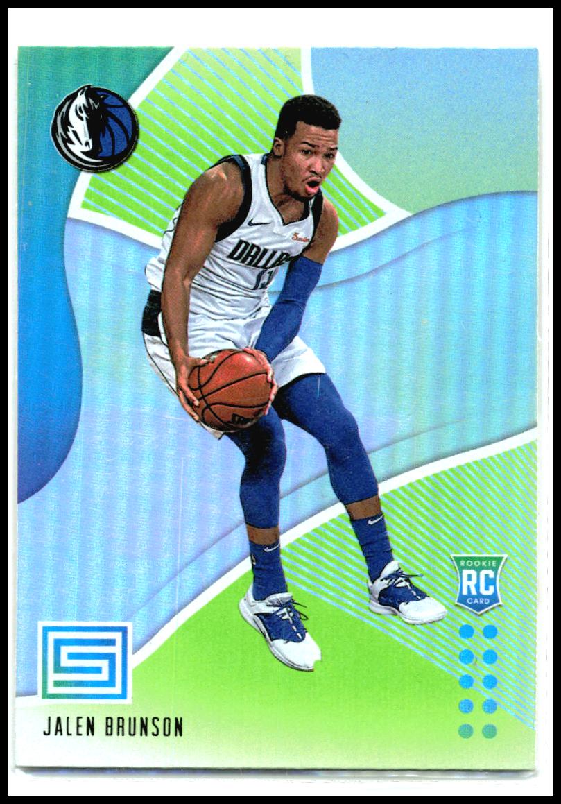 2018-19 Panini Status Green #123 Jalen Brunson RC Dallas Mavericks