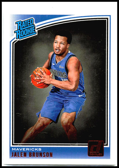 2018-19 Donruss #179 Jalen Brunson RC Dallas Mavericks
