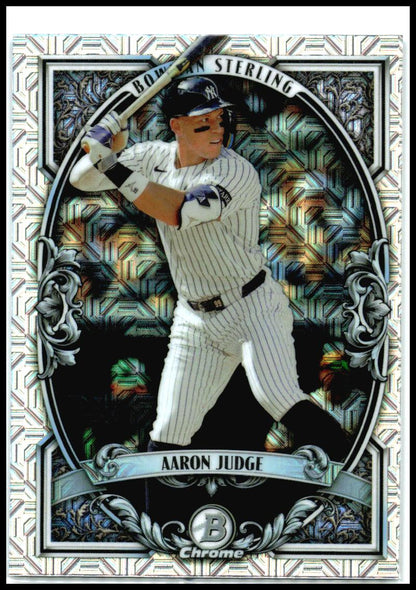 2026 Bowman Bowman Sterling Mojo Refractors #BST-4 Aaron Judge New York Yankees