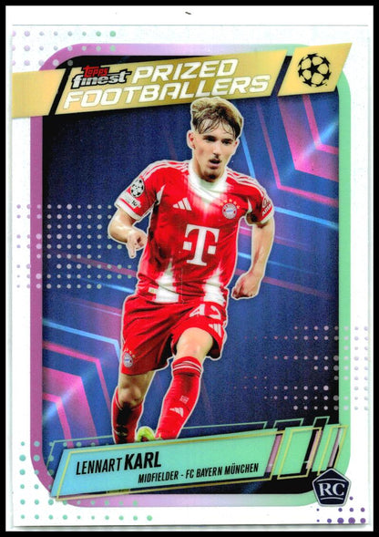 2025-26 Finest UEFA Club Prized Footballers # Lennart Karl FC Bayern Munchen