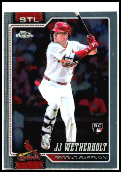 2026 Topps Chrome #119 JJ Wetherholt RC St. Louis Cardinals