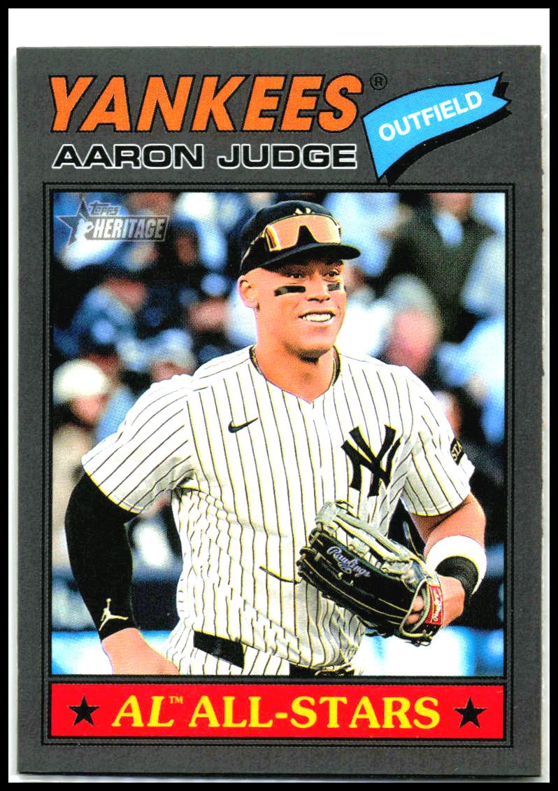 2026 Topps Heritage Dark Gray #10 Aaron Judge New York Yankees