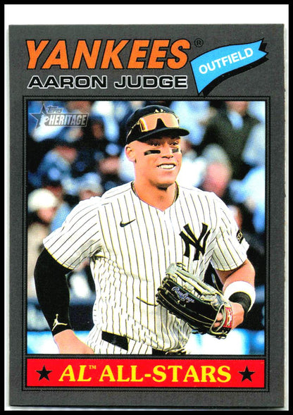 2026 Topps Heritage Dark Gray #10 Aaron Judge New York Yankees