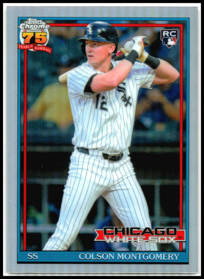 2026 Topps Chrome 1991 Topps 35th Anniversary # Colson Montgomery White Sox