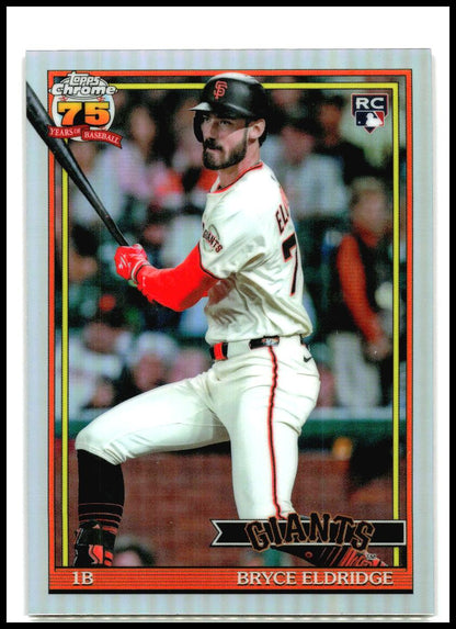 2026 Topps Chrome 1991 Topps 35th Anniversary #91CB-30 Bryce Eldridge Giants