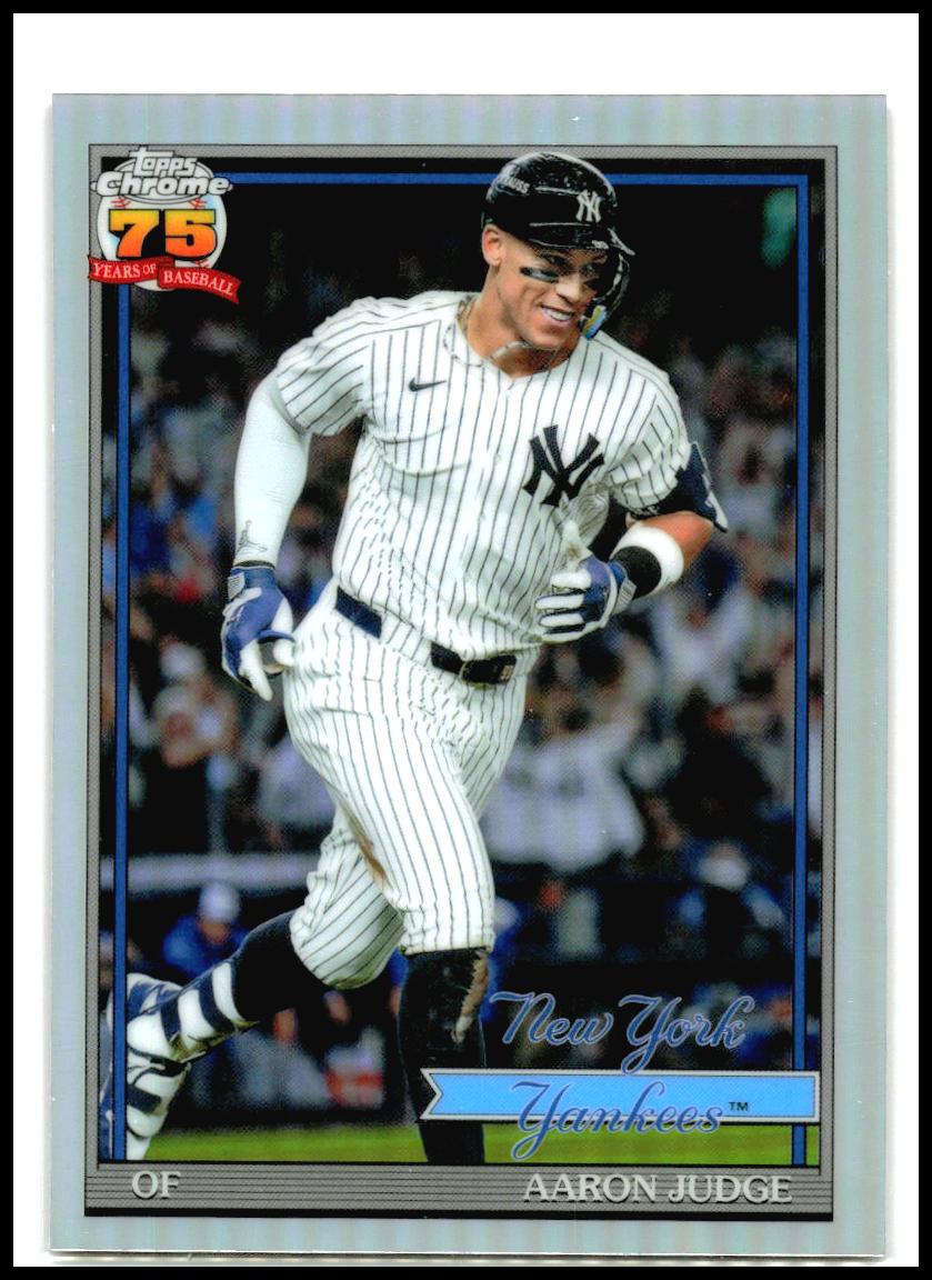 2026 Topps Chrome 1991 Topps 35th Anniversary #91CB-2 Aaron Judge Yankees