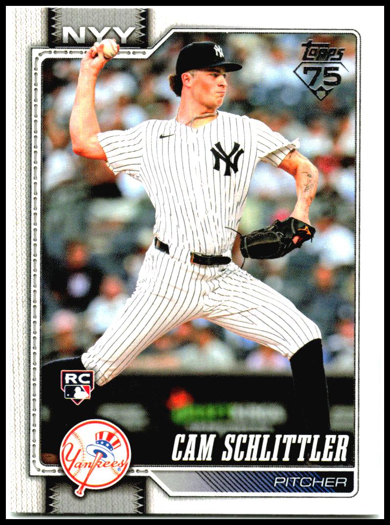 2026 Topps #111 Cam Schlittler RC New York Yankees