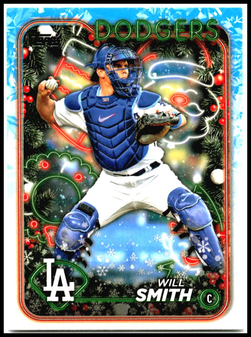 2024 Topps Holiday #H77 Will Smith Los Angeles Dodgers