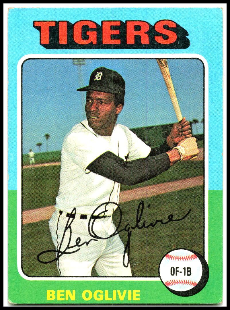 1975 Topps #344 Ben Oglivie Detroit Tigers