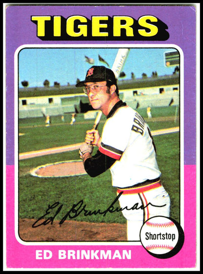 1975 Topps #439 Ed Brinkman Detroit Tigers