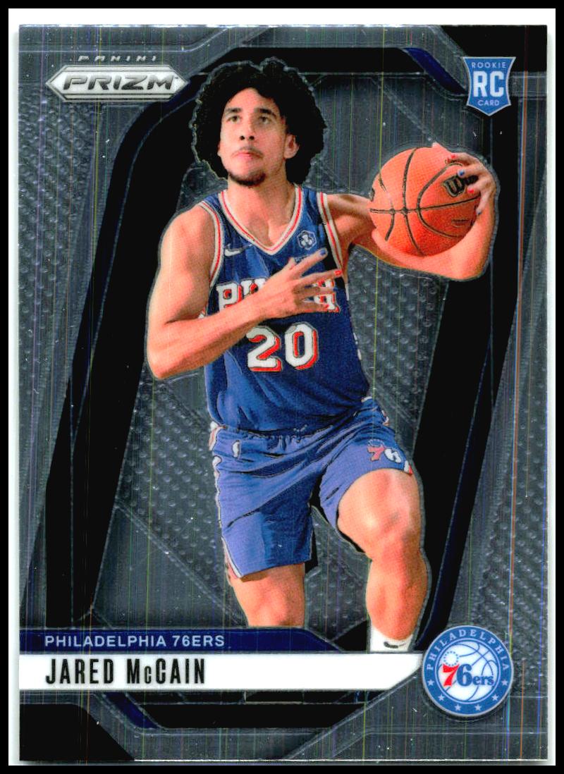 2024-25 Panini Prizm #222 Jared McCain RC Philadelphia 76ers