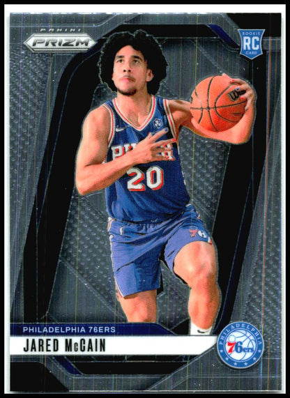 2024-25 Panini Prizm #222 Jared McCain RC Philadelphia 76ers