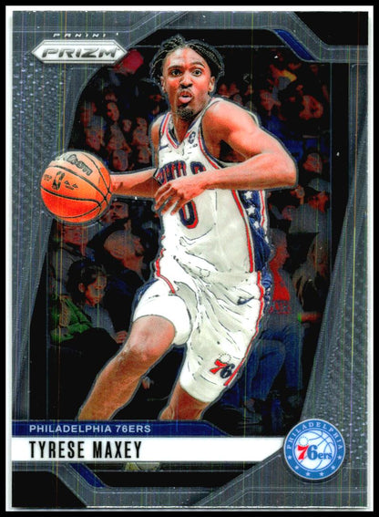 2024-25 Panini Prizm #96 Tyrese Maxey Philadelphia 76ers